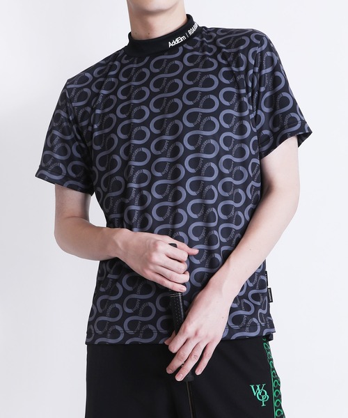 roar guns（ロアーガンズ） tシャツ AddElm INFINITI PRINT MOCK NECK