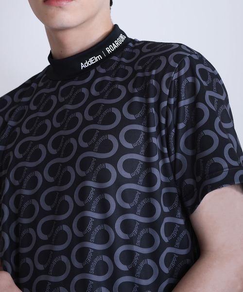 roar guns（ロアーガンズ） tシャツ AddElm INFINITI PRINT MOCK NECK