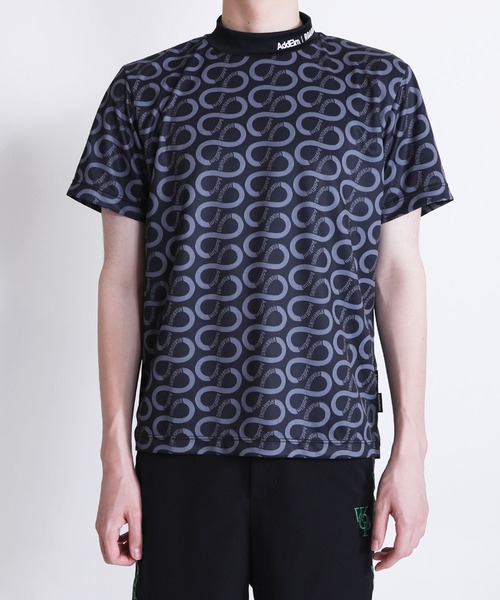 roar guns（ロアーガンズ） tシャツ AddElm INFINITI PRINT MOCK NECK