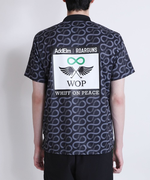 roar guns（ロアーガンズ） tシャツ AddElm INFINITI PRINT MOCK NECK