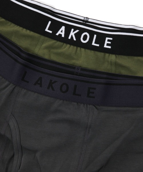 LAKOLE（ラコレ） ボクサーパンツ コットン縦ラインボクサー / 115326