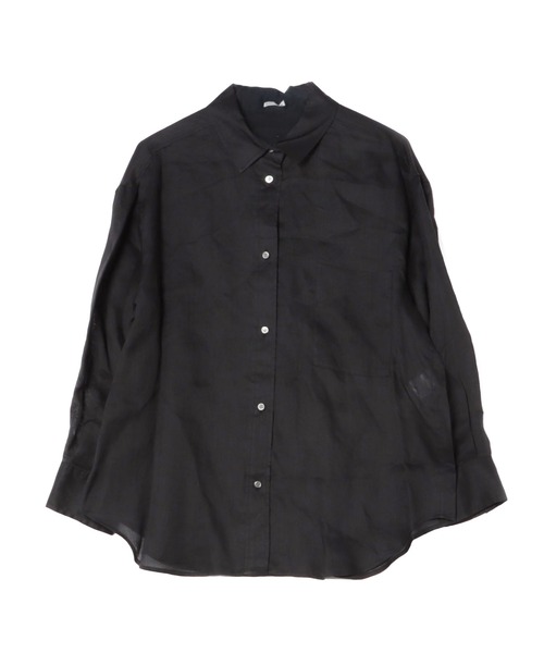 ブラウス シャツ ramie twill essential shirt(ラミーツイルエッセンシャルシャツ) レディース