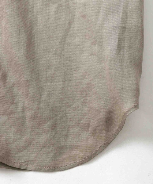 DRESSLAVE ブラウス シャツ ramie twill essential shirt(ラミー