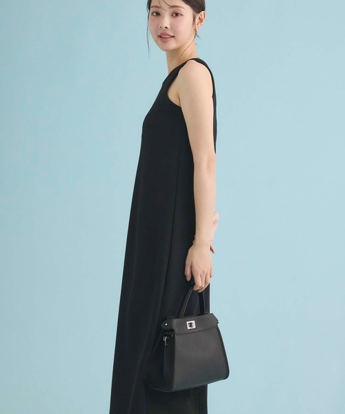 美品♡ エポカ 美シルエット♡ スッキリ♡ 落ち感♡ ワンピース マキシ ワンピース レディース きれいめ マキシ丈 ロングワンピース 春