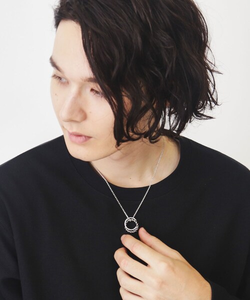 サイコ 様 緊締児1：1 指輪 ネックレス 3点 専用 THE SHOP TK ネックレス ねじりリングネックレス メンズ