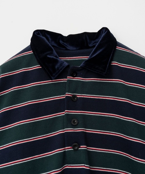 美品☆YOOU Over boarder polo(オーバーボーダーポロ) YOOU ポロシャツ ポロ Over boarder polo(オーバーボーダーポロ
