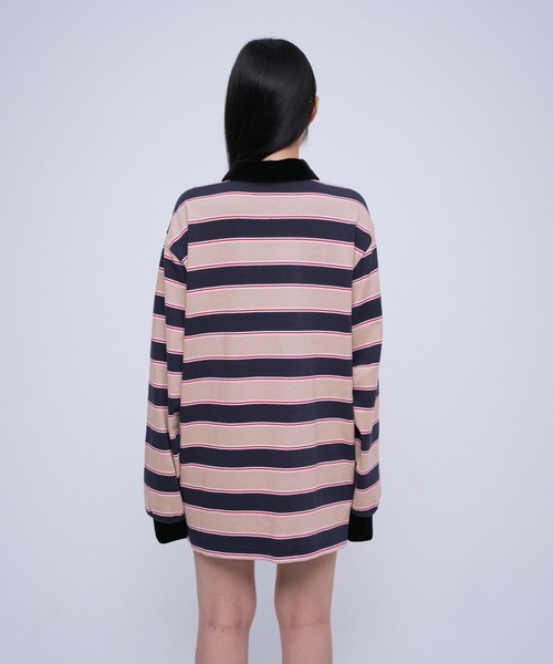 美品☆YOOU Over boarder polo(オーバーボーダーポロ) YOOU ポロシャツ ポロ Over boarder polo(オーバーボーダーポロ