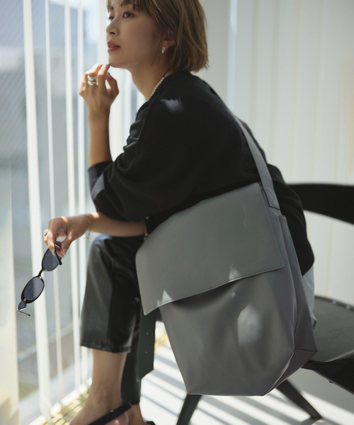 s.oyamada*SLOBE フェイクレザーBAG グリーン SLOBE IENA（スローブイエナ） ショルダーバッグ バッグ 「追加」s