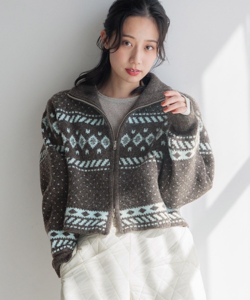 seimonnkiさん専用 LOWRYS FARM（ローリーズファーム） カーディガン ノルディックジップ
