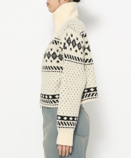 LOWRYS FARM（ローリーズファーム） カーディガン ノルディックジップ