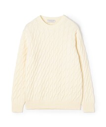 セーター ニット TOMORROWLAND tricot スーパーファインラムウール ケーブルニット メンズ｜ZOZOTOWN Yahoo!店