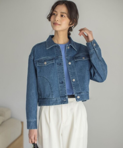 組曲（KUMIKYOKU） デニムジャケット gジャン ライトデニム ジャケット