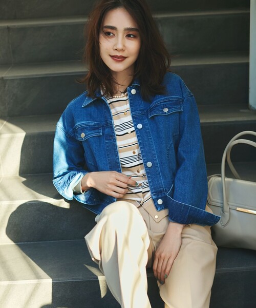 組曲（KUMIKYOKU） デニムジャケット gジャン ライトデニム ジャケット