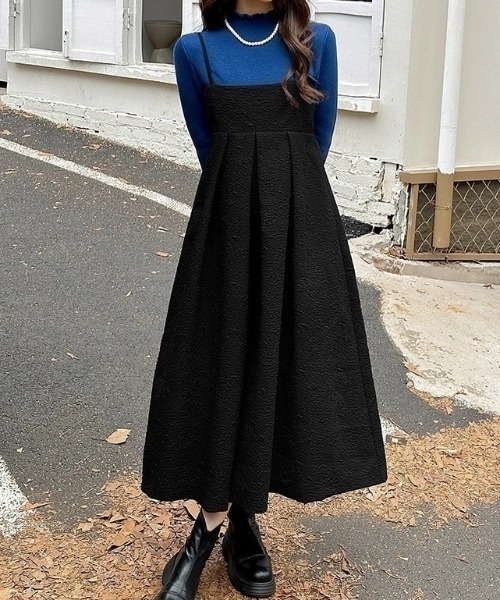 coel ふくれジャガードキャミワンピース COEL ふくれジャガードキャミワンピース | KOKO