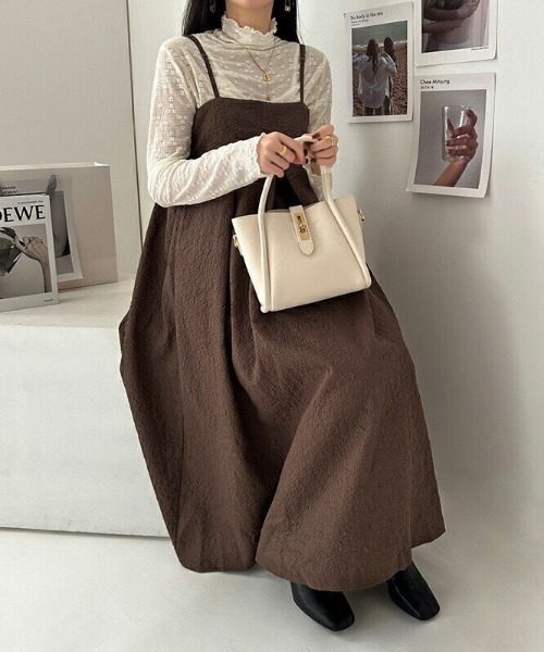 emi+ ワンピース ふくれジャガードキャミワンピース : ZOZOTOWN Yahoo