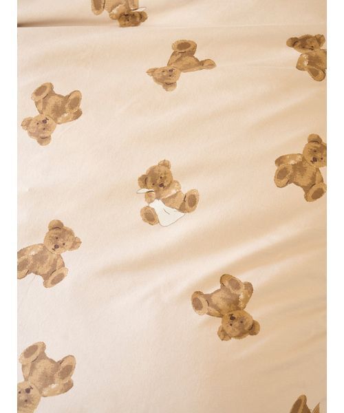 gelato pique Sleep ベッド 寝具 「Sleep」ベア柄掛けカバー（ダブル