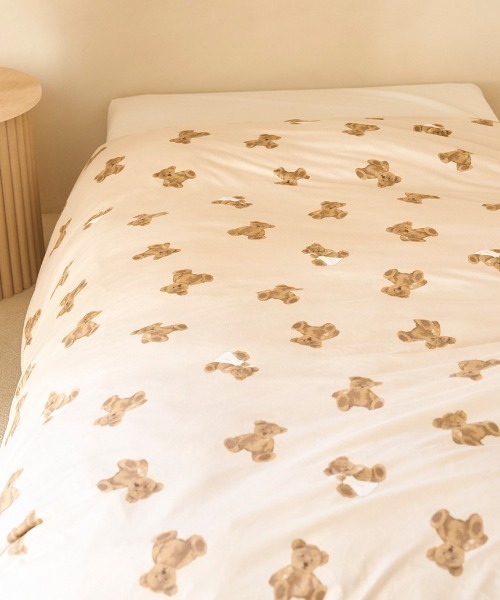 gelato pique Sleep ベッド 寝具 「Sleep」ベア柄掛けカバー（ダブル
