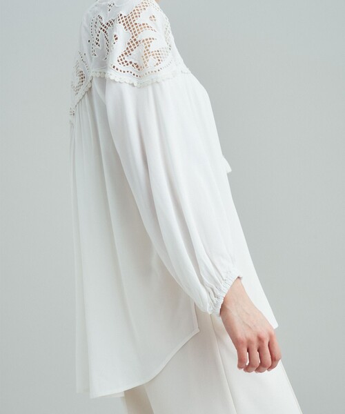 「GRACE CONTINENTAL」 7分袖ブラウス 36 ブラック レディース GRACE CONTINENTAL 「GRACE CONTINENTAL」 7分袖ブラウス 36