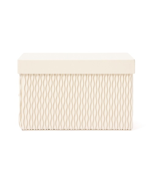 Francfranc（フランフラン） 収納 ウェーブ ボックス S アイボリー