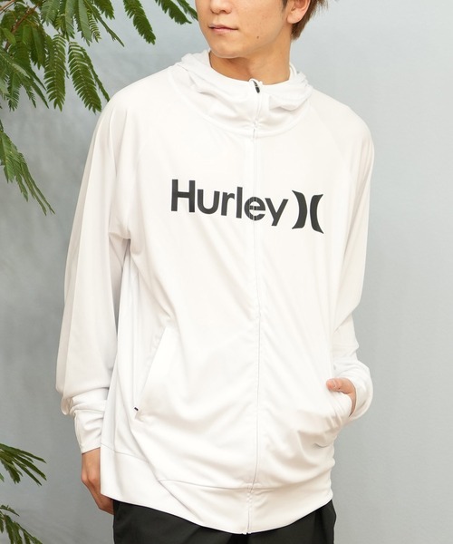 Hurley（ハーレー） ラッシュガード 長袖パーカー UVケアラッシュ