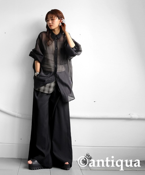 antiqua パンツ レイヤードスタイルパンツ レディース