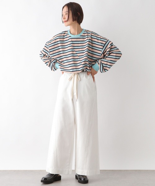 LEPSIM（レプシィム） tシャツ クレイジーマルチボーダーロンT 289457