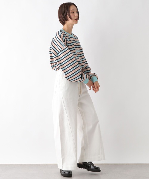 LEPSIM（レプシィム） tシャツ クレイジーマルチボーダーロンT 289457