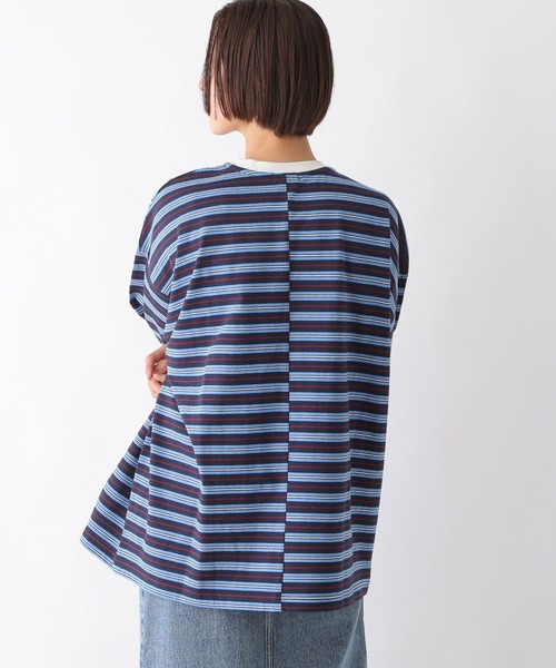 LEPSIM（レプシィム） tシャツ クレイジーマルチボーダーロンT 289457