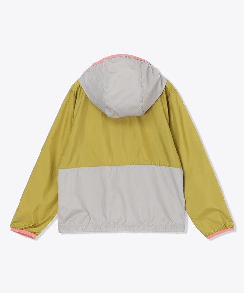 Columbia 子ども用フード付きジャケット グレー/イエロー Columbia（コロンビア） コート アウター Columbia/ キッズアイテム