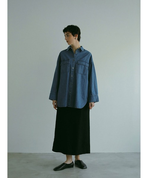 HER. ブラウス シャツ デニムシャツ レディース : ZOZOTOWN