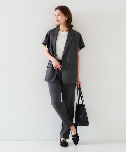 新品未使用✨SOPH WASHED STRETCH テーラードジャケット UNTITLED｜【接触冷感/吸水速乾/洗える/テーラード】ハーフ