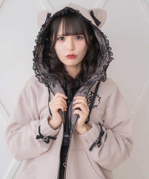 ROJITA パーカー Ribbon Cat レディース : ZOZOTOWN Yahoo!店