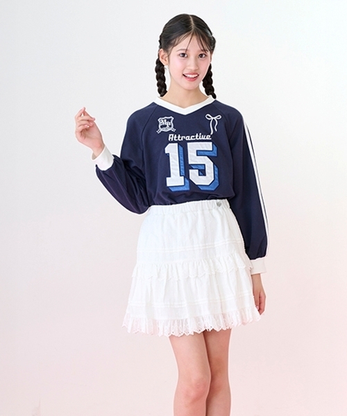 mezzo piano Junior（メゾピアノ ジュニア） パンツ リボンレース