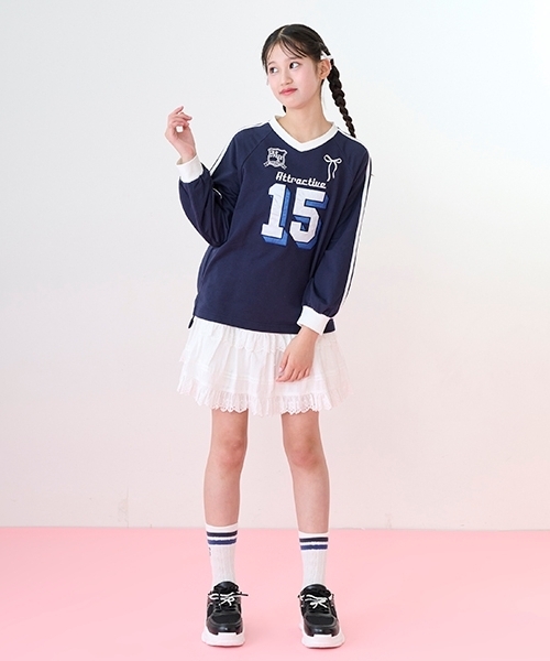 mezzo piano Junior（メゾピアノ ジュニア） パンツ リボンレース