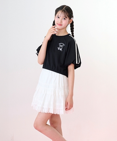 mezzo piano Junior（メゾピアノ ジュニア） パンツ リボンレース