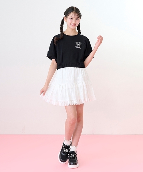 mezzo piano Junior（メゾピアノ ジュニア） パンツ リボンレース