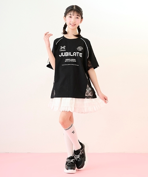 mezzo piano Junior（メゾピアノ ジュニア） パンツ リボンレース