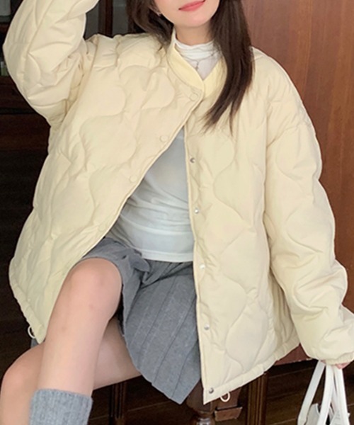 「Riff」 ジャケット L アイボリー レディース_画像3