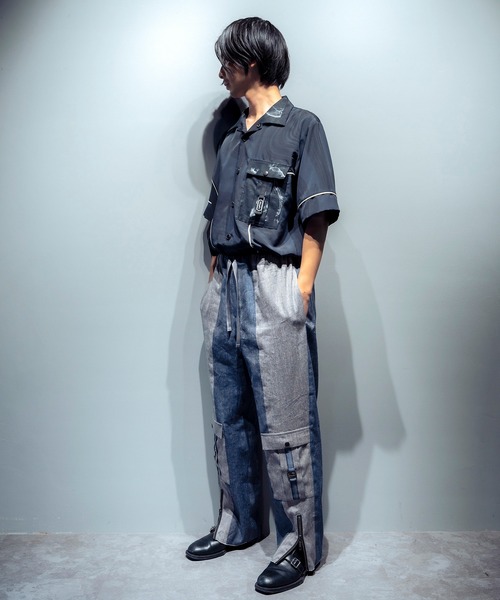 N'enuphar ジーンズ N'enuphar リネンデニムワイドイージーパンツ