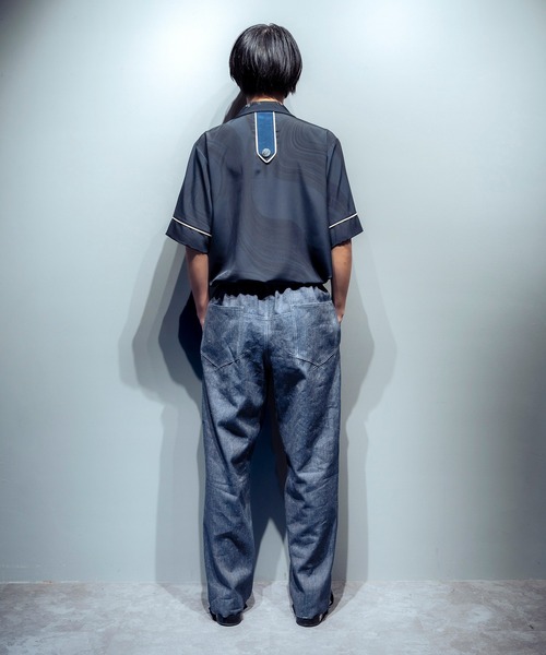 N'enuphar ジーンズ N'enuphar リネンデニムワイドイージーパンツ