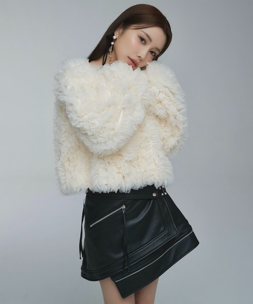 EIMY ISTOIRE」 長袖ニット F ホワイト レディース 古着 未使用 eimy  