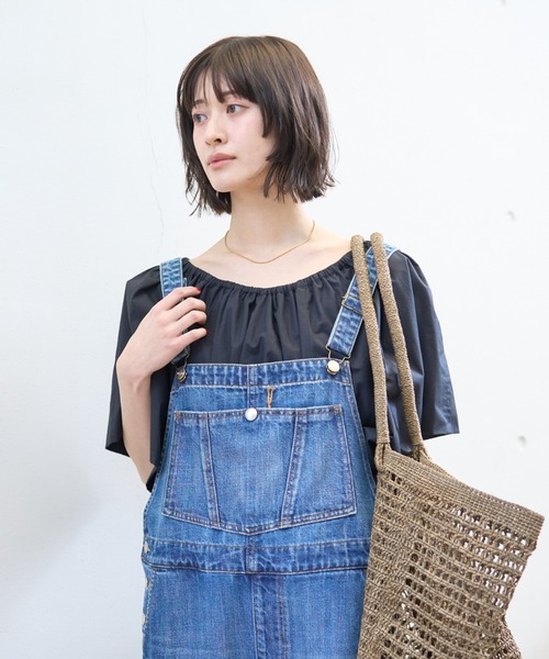 Rouge vif ブラウス シャツ シルク混コットンフォルムブラウス