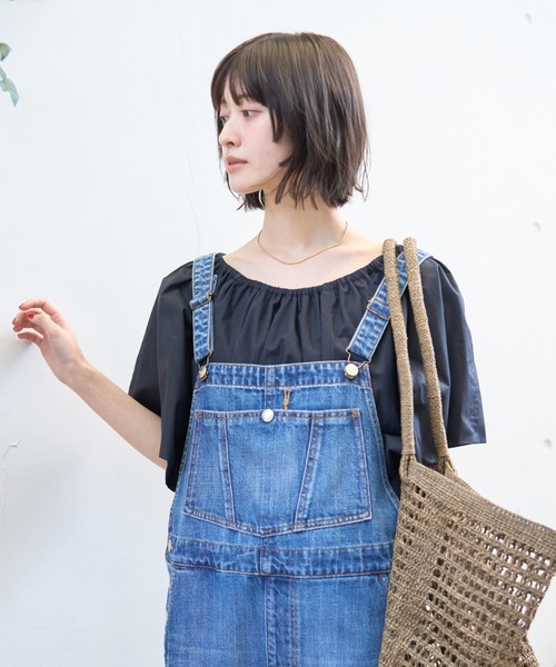 Rouge vif ブラウス シャツ シルク混コットンフォルムブラウス