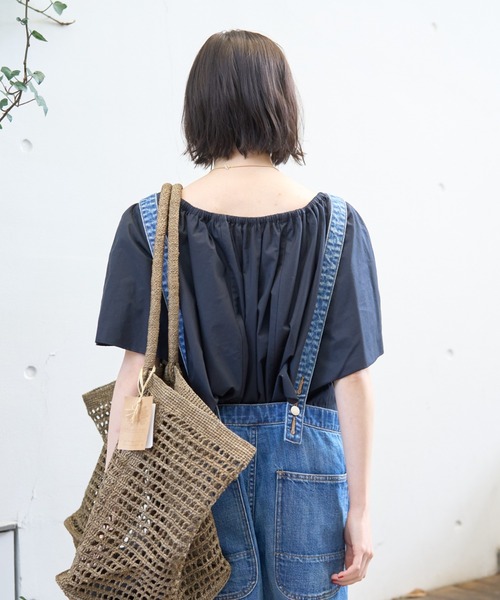 Rouge vif ブラウス シャツ シルク混コットンフォルムブラウス