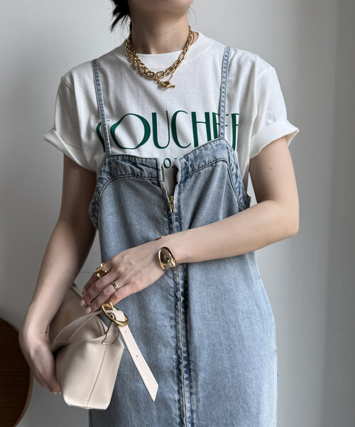 tシャツ 「WEB限定」フロントバック両面ロゴTEE レディース