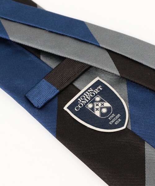 JOHN COMFORT ネクタイ JOHN COMFORT / シルク ストライプ ネクタイ