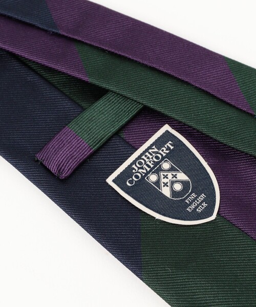 JOHN COMFORT ネクタイ JOHN COMFORT / シルク ストライプ ネクタイ