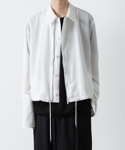 シャツ DOUBLE CUFFS ZIP SHIRT メンズの画像