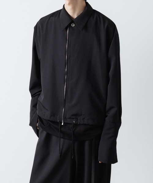 シャツ DOUBLE CUFFS ZIP SHIRT メンズの画像