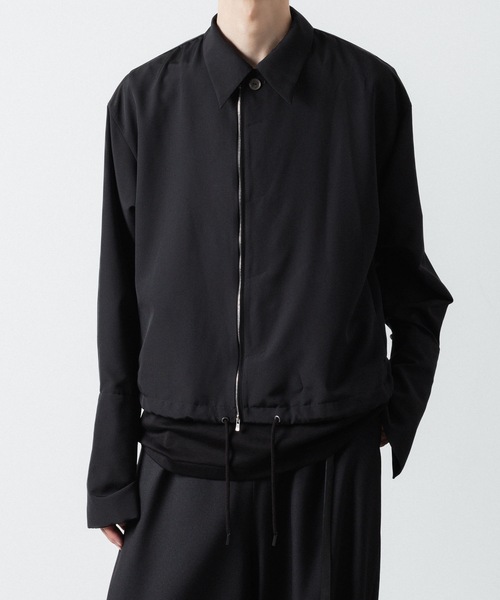 シャツ DOUBLE CUFFS ZIP SHIRT メンズの画像